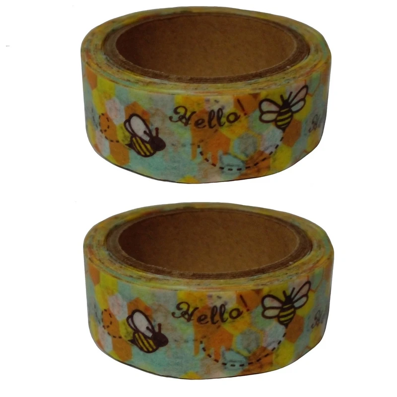 چسب نواری مدل واشی کد KK7 عرض 1.5 سانتی متر مجموعه 2 عددی