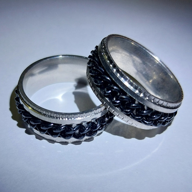 انگشتر مردانه مدل زنجیری انگشتر مردانه مدل زنجیری