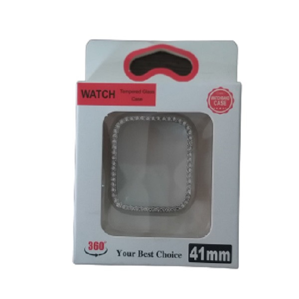 کاور طرح نگین دار مدل Watchband41 مناسب برای اپل واچ 41 میلی متری