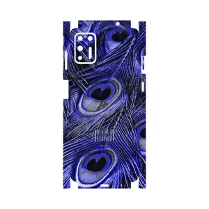 MAHOOT Purple Feather-FullSkin Cover Sticker for Motorola Moto G9 Plus