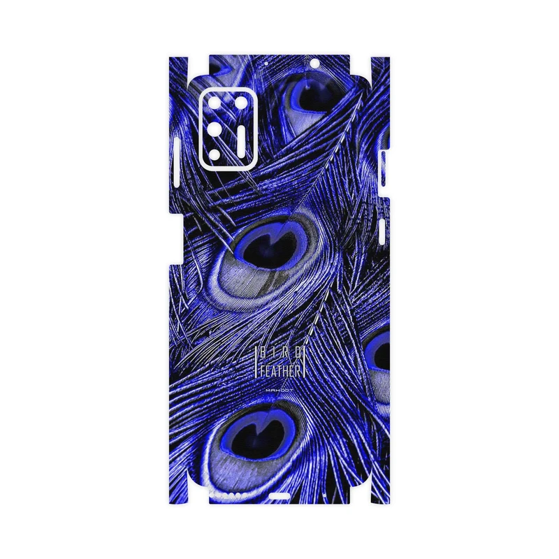 برچسب پوششی ماهوت مدل Purple Feather-FullSkin مناسب برای گوشی موبایل موتورولا Moto G9 Plus