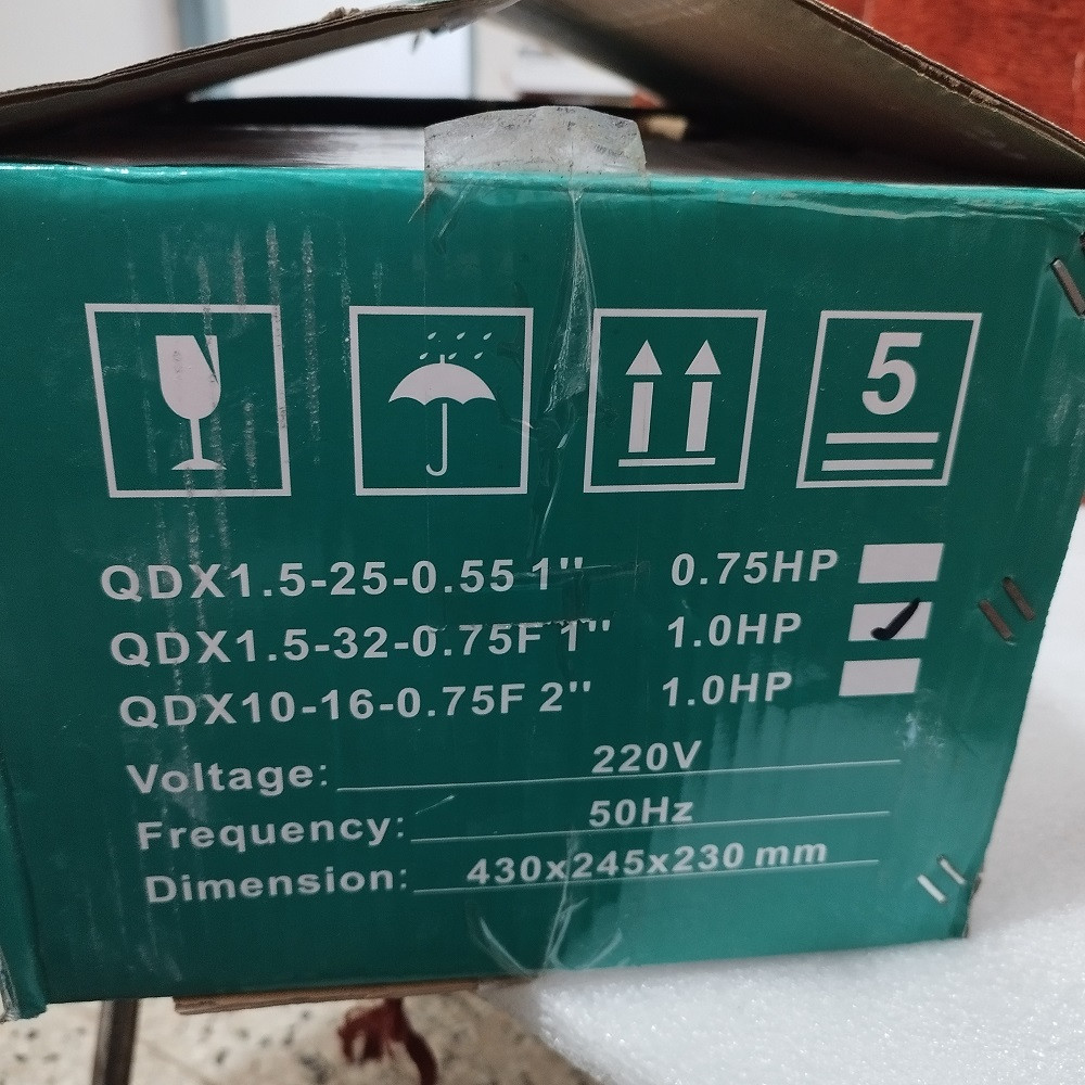 پمپ کف کش لوما مدل QDX1.5 32 0.75F1 پمپ کف کش لوما مدل QDX1.5 32 0.75F1