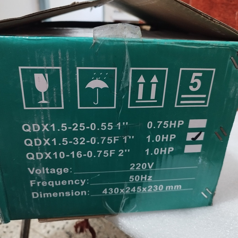 پمپ کف کش لوما مدل QDX1.5 32 0.75F1 پمپ کف کش لوما مدل QDX1.5 32 0.75F1