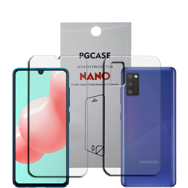 محافظ صفحه نمایش مدل Star Max مناسب برای گوشی موبایل سامسونگ Galaxy A41 به همراه محافظ پشت گوشی