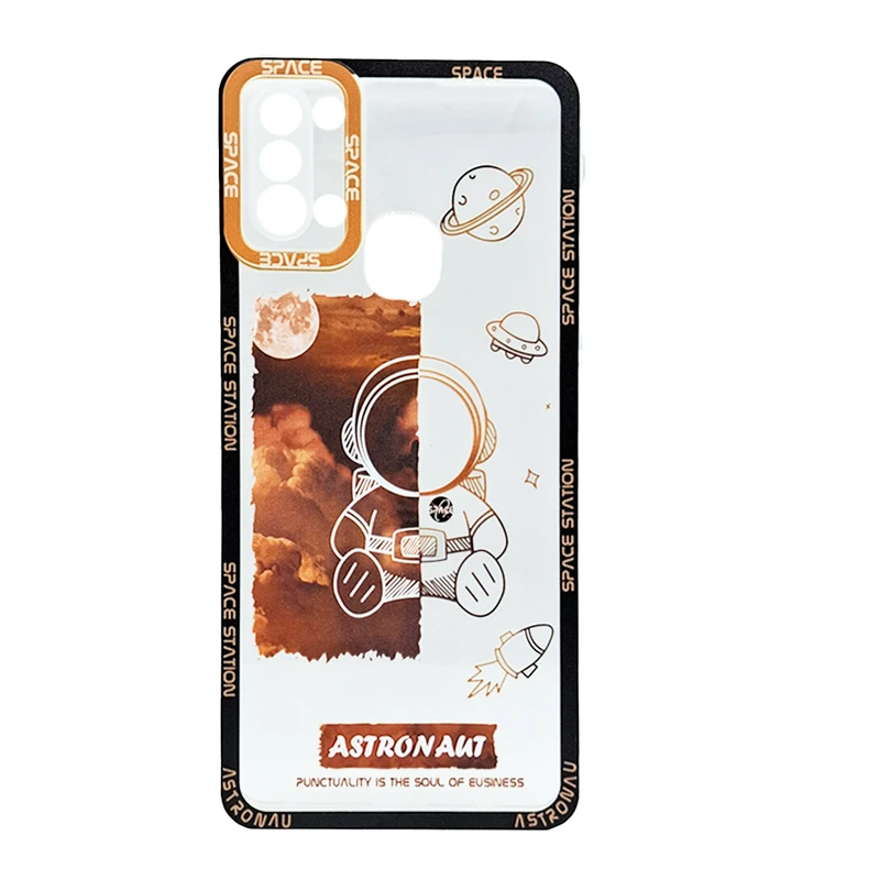 کاور  مدل آدم فضایی مناسب برای گوشی موبایل سامسونگ Galaxy A21s