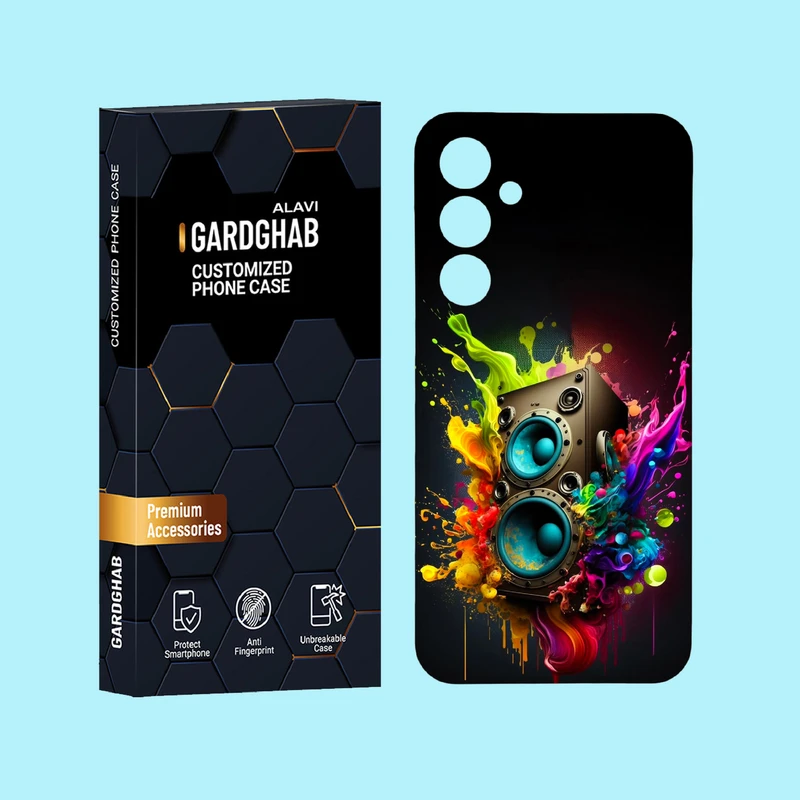 کاور گارد قاب علوی مدل ساز و موزیک مناسب برای گوشی موبایل سامسونگ Galaxy A55