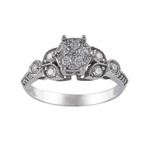 انگشتر نقره زنانه جواهری سون مدل 2379