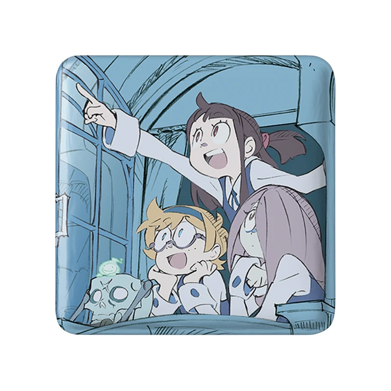 مگنت خندالو طرح آکادمی جادوگران کوچک انیمه جادوگران کوچک Little Witch Academia  مدل مربعی کد 22908