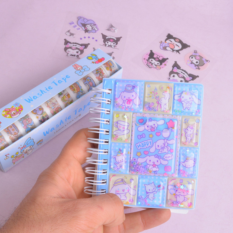 بسته لوازم تحریر مدل کرومی و ملودی مجموعه 13 عددی