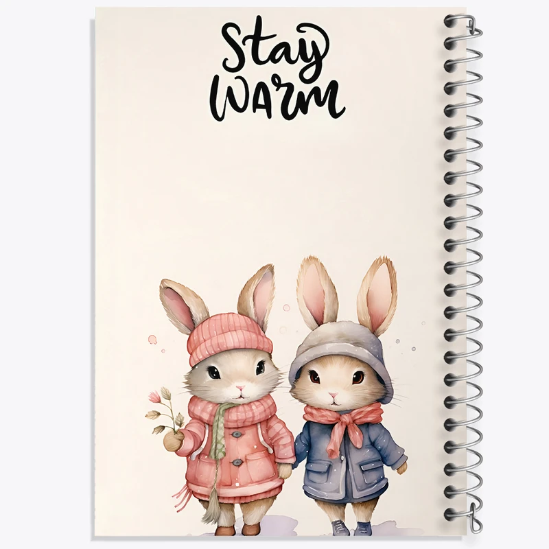 دفتر مشق 50 برگ خندالو طرح خرگوش های بامزه کد F5824