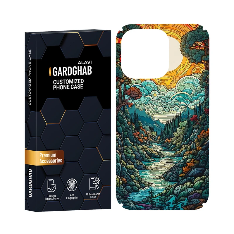 کاور گارد قاب مدل هنری مناسب برای گوشی موبایل اپل iPhone 13 pro