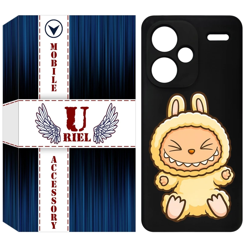 کاور یوریل مدل KSH کد 135 طرح عروسک لبوبو مناسب برای گوشی موبایل شیائومی Redmi Note 13 Pro Plus