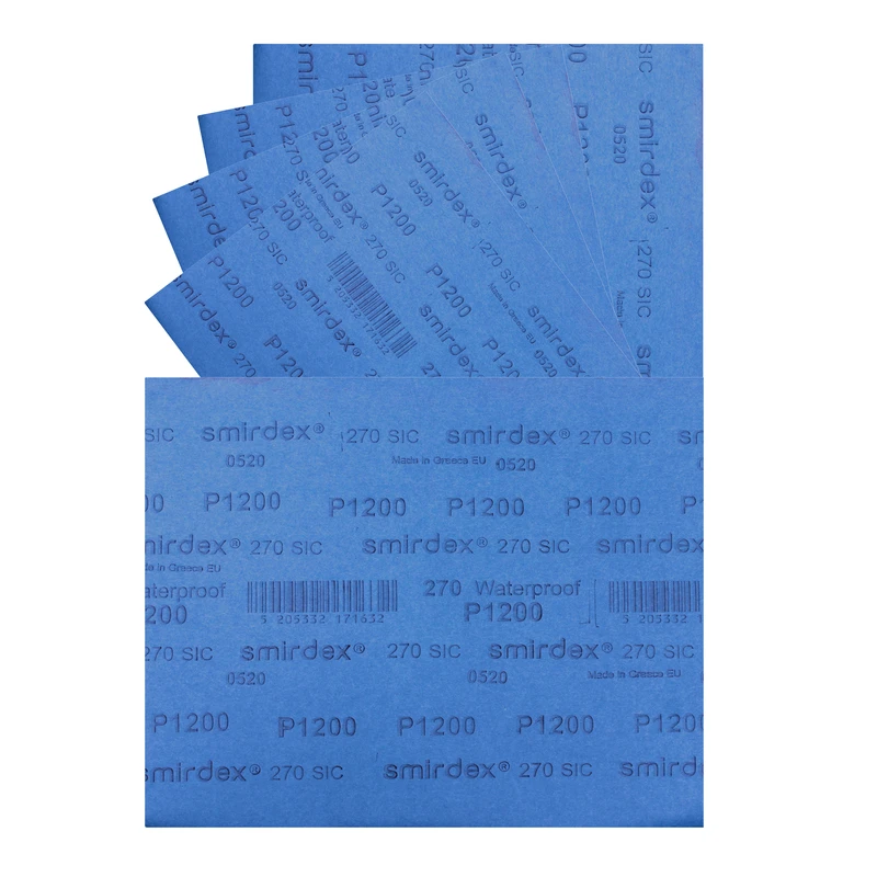 ورق سنباده اسمیردکس مدل P1200 SIC بسته 5 عددی