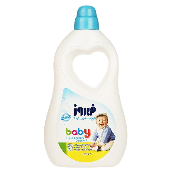 مایع لباسشویی کودک فیروز مدل A10 وزن 2000 گرم بسته 2 عددی