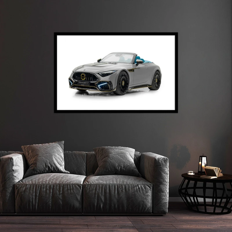 تابلو بکلیت طرح ماشین اسپرت بنز مدل B-bu1305