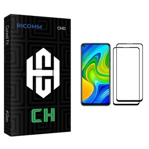 Ricomm CH glass Screen Protector For Xiaomi Redmi Note 9 Pack Of 2