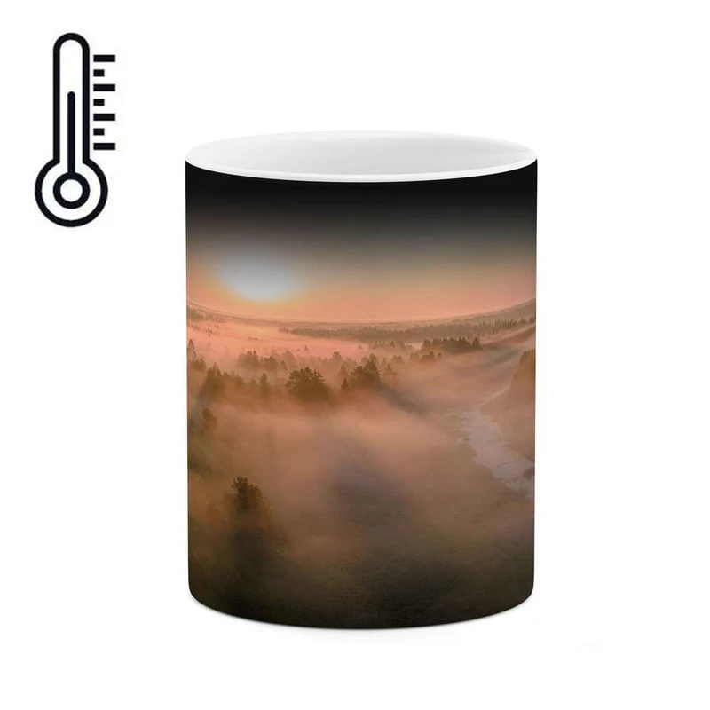 ماگ حرارتی کاکتی مدل منظره کد mgh15453