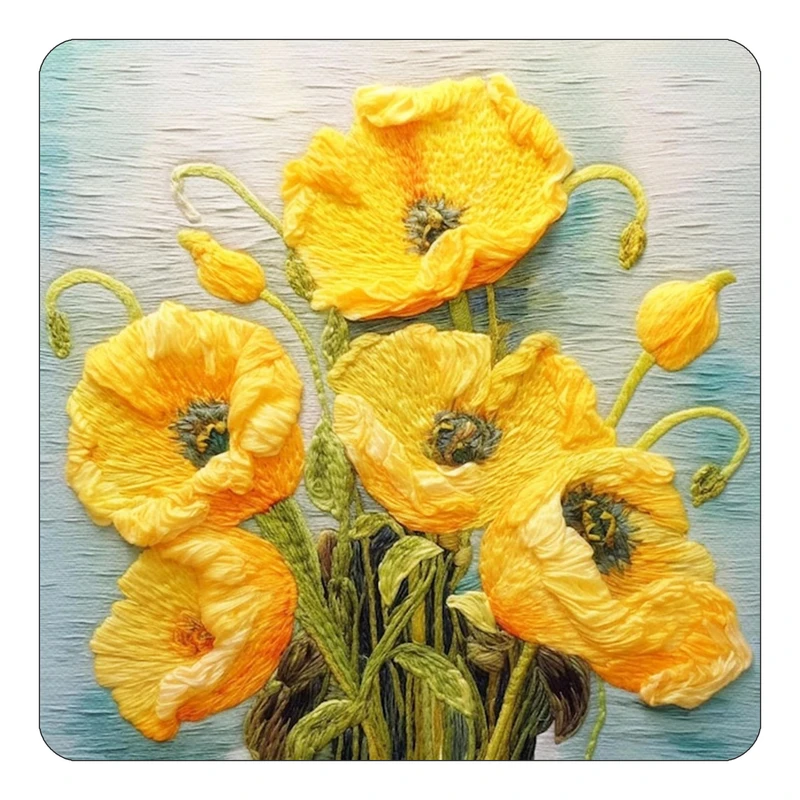 مگنت کاکتی طرح نقاشی رنگ روغن مدل mp73821