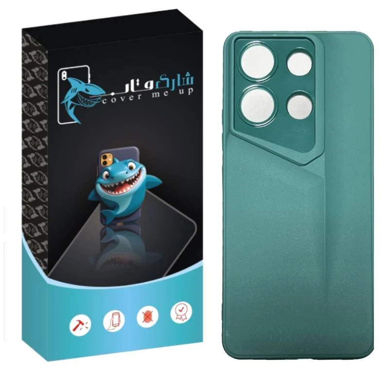 کاور شارک قاب مدل ارگونومی مناسب برای گوشی موبایل شیائومی Redmi Note 13 Pro 4G / Poco M6 Pro