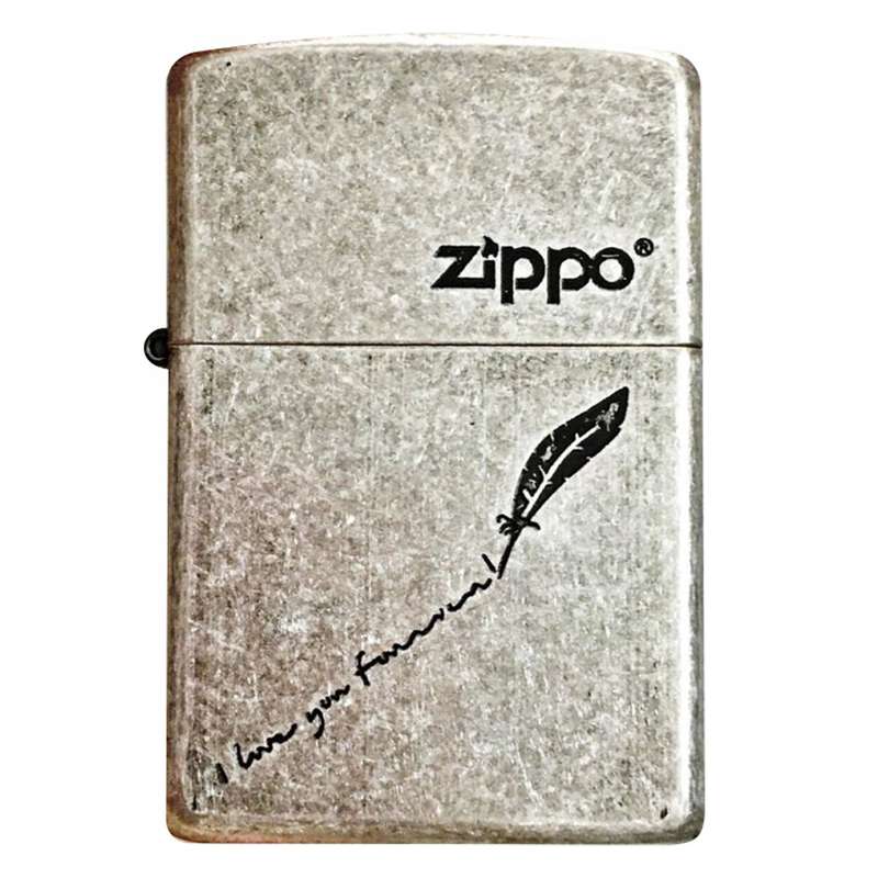 فندک زیپو مدل Love Forever 