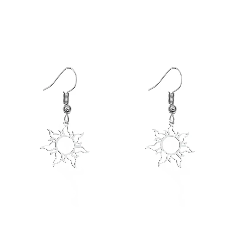 گوشواره زنانه هایکا طرح خورشید مدل ha-186