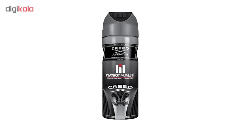 اسپری خوشبو کننده بدن مردانه پلی هات مومنت مدل CREED AVENTUS حجم 200 میلی لیتر اسپری خوشبو کننده بدن مردانه پلی هات مومنت مدل CREED AVENTUS حجم 200 میلی لیتر