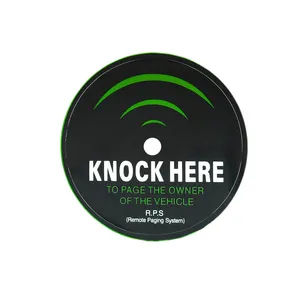 برچسب شیشه خودرو قطعه سازان کبیر مدل KNOCK-MAGICAR