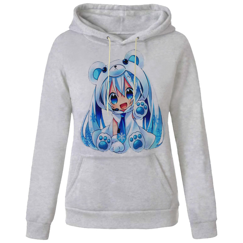 هودی زنانه مدل E 97 انیمه