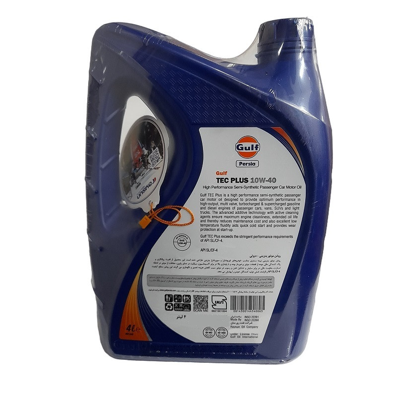روغن موتور گالف مدل تک پلاس 10w40 حجم 4 لیتر
