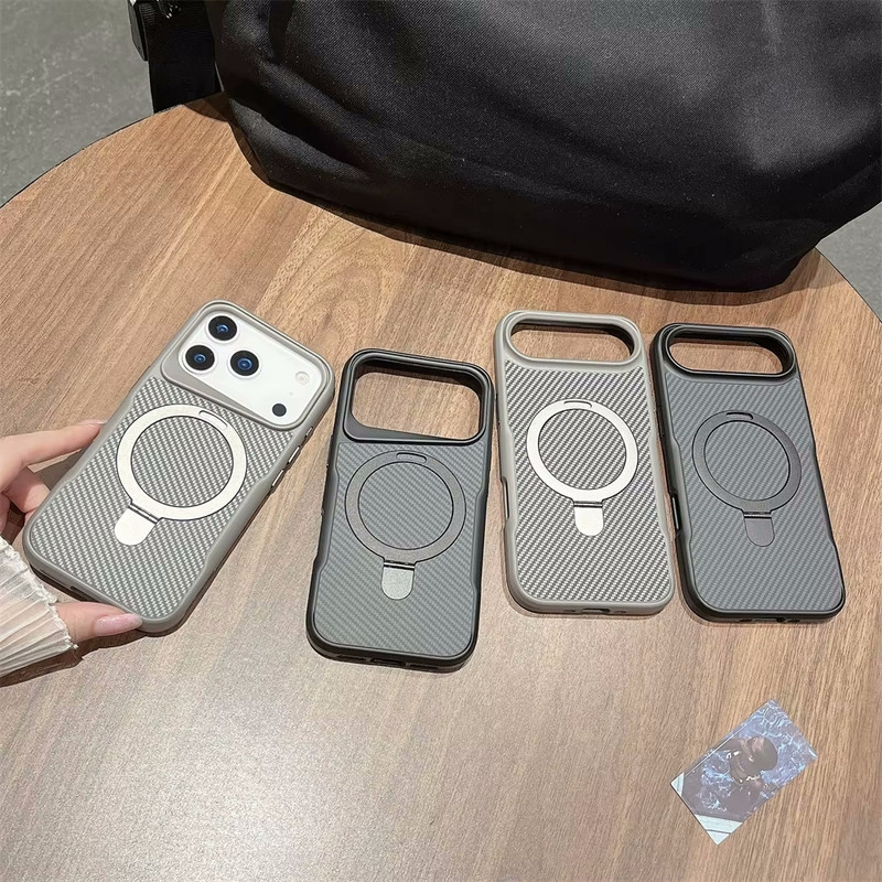 کاور بادیگارد مدل Carbon Stand مناسب برای گوشی موبایل اپل iPhone 17 Air