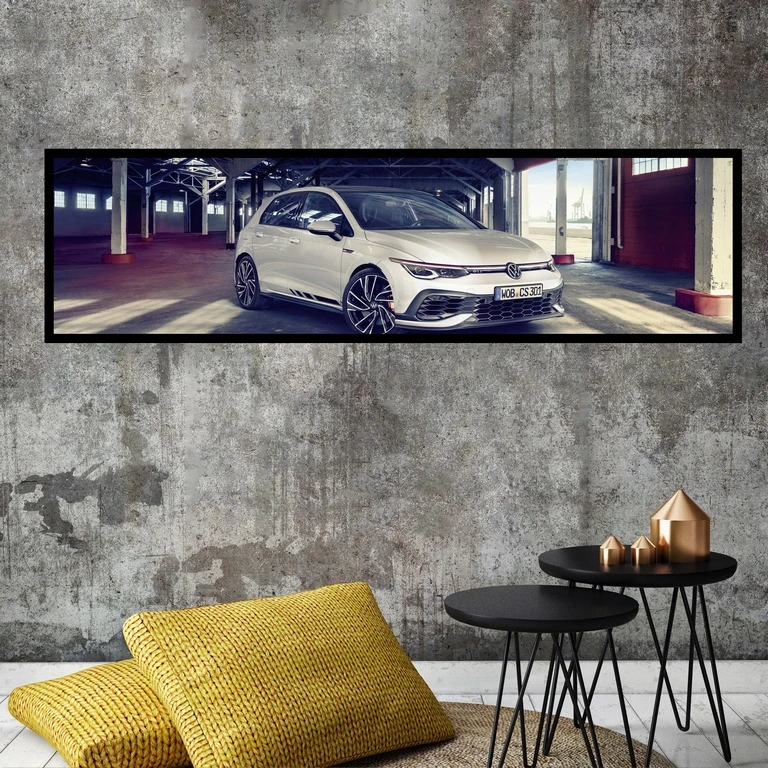 تابلو بکلیت طرح اتومبیل ماشین فولکس واگن مدل کشیده B-7926