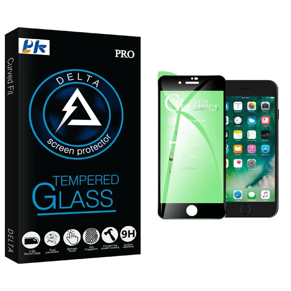 محافظ صفحه نمایش پی کی مدل Delta Glass مناسب برای گوشی موبایل اپل iPhone 7 plus