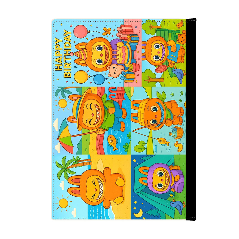 کلاسور پاد آفرین مدل کیوت فانتزی بامزه طرح عروسک لبوبو کد C037 