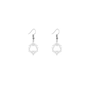 گوشواره نقره زنانه هایکا طرح اسلیمی مدل n.ha388