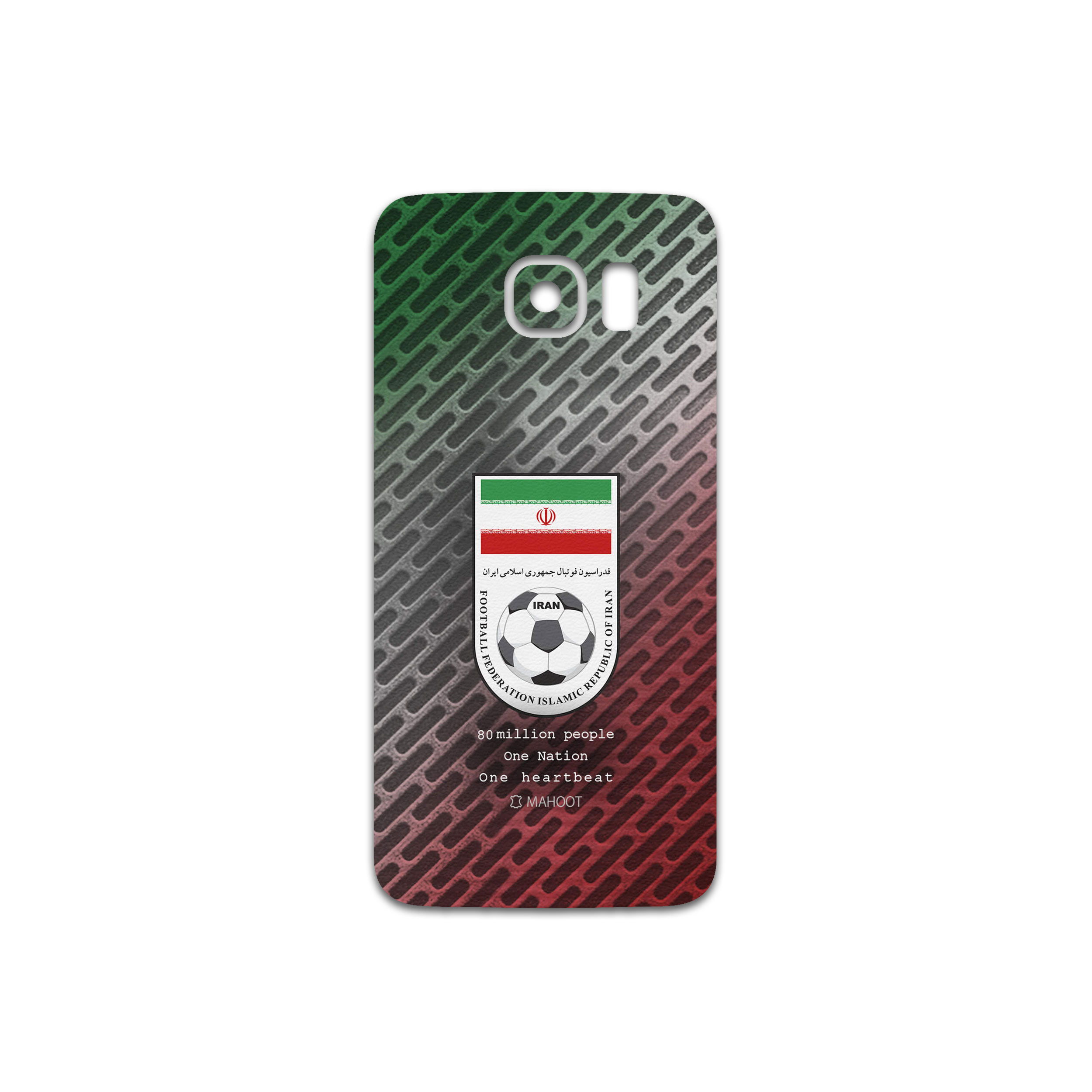 برچسب پوششی ماهوت مدل Iran-National-Football-Team مناسب برای گوشی موبایل سامسونگ Galaxy S6