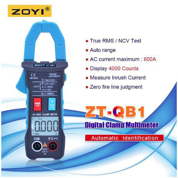 مولتی متر کلمپی هوشمند زویی مدل ZT-QB1