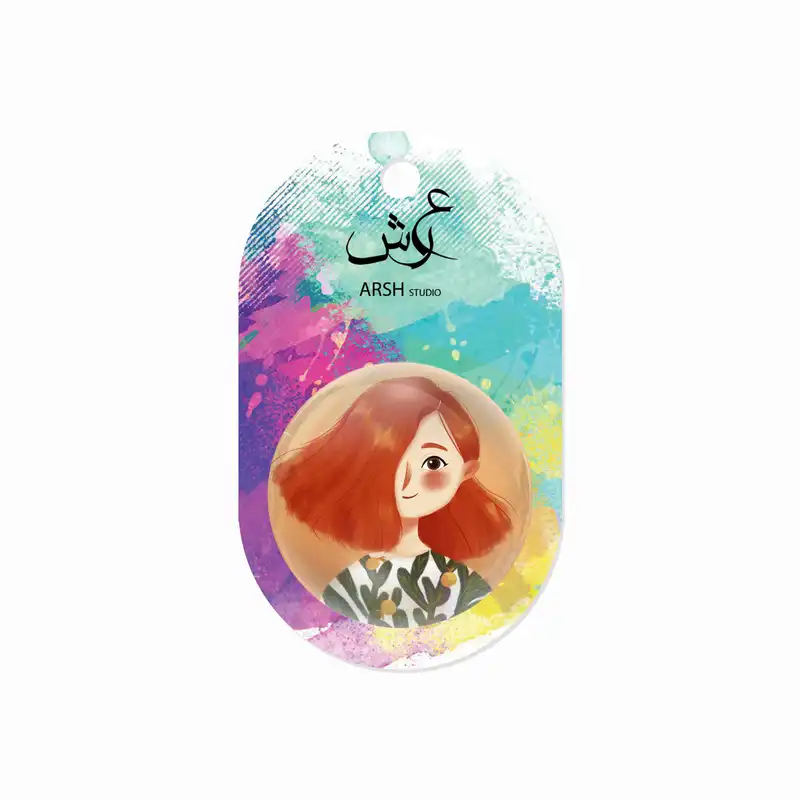 مگنت عرش طرح دخترونه کد Asm377