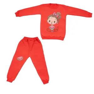 ست سویشرت و شلوار دخترانه مدل دخترک