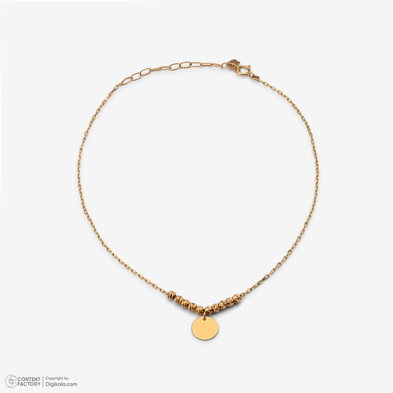 پابند طلا 18 عیار زنانه ماوی گالری مدل البرناردو و سکه