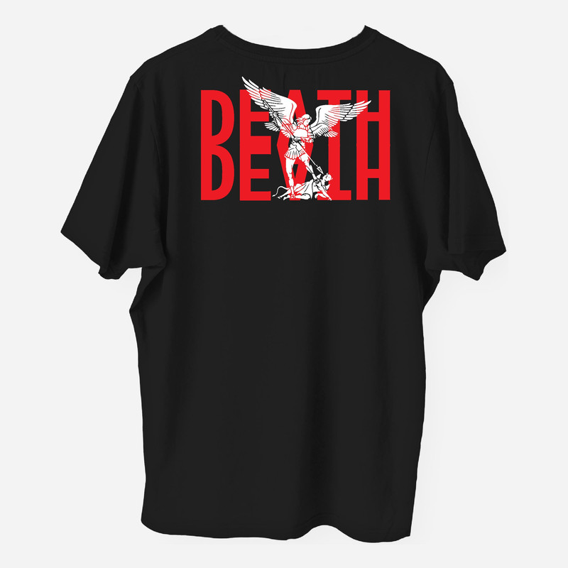 تی شرت آستین کوتاه مردانه مدل DEATH کد br126