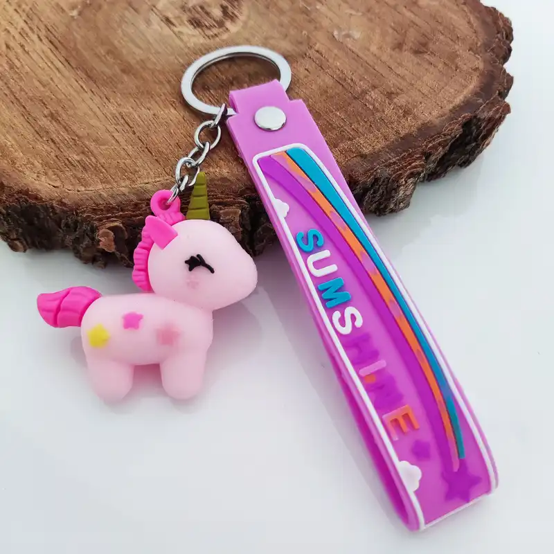 جاکلیدی مدل سیلیکونی طرح یونیکورن اسب تک شاخ ناز کد DB20