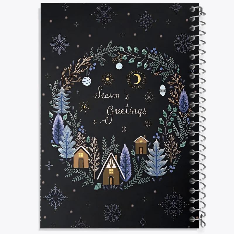 دفتر مشق 50 برگ خندالو طرح کریسمس (Christmas) کد N4701