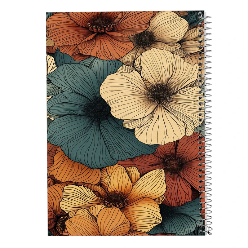 دفتر مشق 50 برگ مدوپد مدل گل کد DF15963