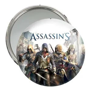 آینه جیبی خندالو طرح اساسینز کرید Assassins Creed  کد 4975