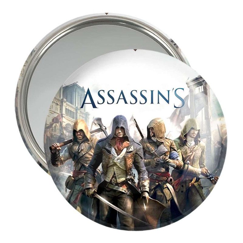 آینه جیبی خندالو طرح اساسینز کرید Assassins Creed کد 4975 آینه جیبی خندالو طرح اساسینز کرید Assassins Creed کد 4975