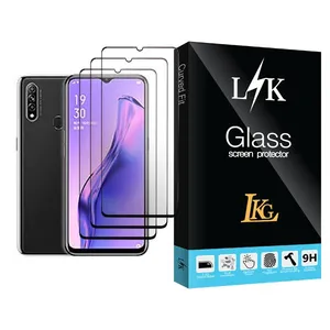 LKG LK Glass MIX003 Screen Protector For Oppo A8 Pack Of 3