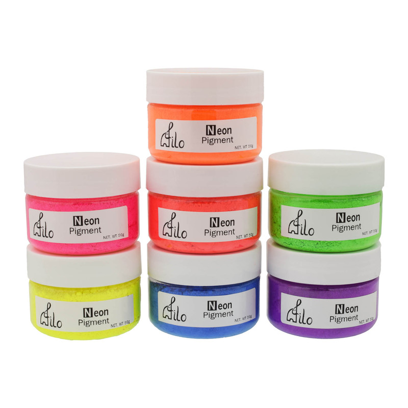 پودر رنگ رزین اپوکسی فیلو مدل Neon powder حجم 100 میلی‌لیتر