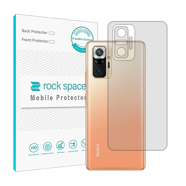 محافظ پشت گوشی شفاف راک اسپیس مدل HyGEL مناسب برای گوشی موبایل  شیائومی (Redmi Note 10 Pro (India