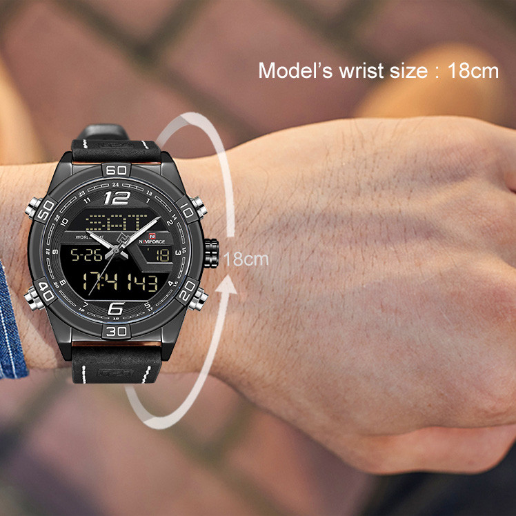 ساعت مچی عقربهای مردانه نیوی فورس مدل 9128 bwb ساعت مچی عقربهای مردانه نیوی فورس مدل 9128 bwb