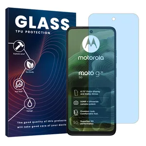 Glass Resistant model matte anti blue ray screen protector suitable for Motorola Moto G35 Mobile phone 